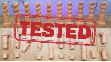 Testing 3D Printed Screw Torques Until Failure with Results