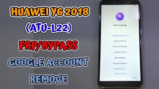HUAWEI Y6 2018 (ATU-L22) ANDROID 8.FRPBYPASS | GOOGLE ACCOUNT REMOVE | WALANG GAMIT NA PC OR BOX.