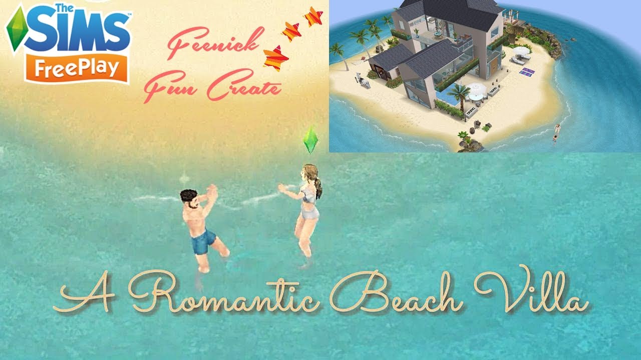 A Romantic Beach Villa Tour The Sims Freeplay YouTube