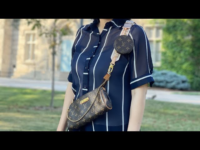 Louis Vuitton multi pochette bag blue strap handbags shoulder