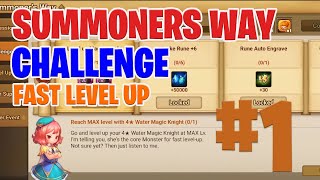 Summoners Way - Challenge - Fast Level Up - #1 - Level Up Magic Knight screenshot 5