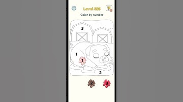 Color by Number | DOP 3 Level 525 #shorts