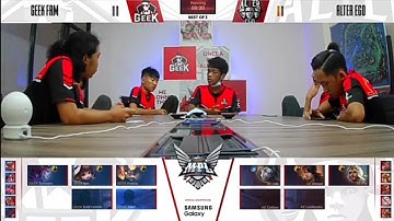 Geek Fam vs Alter Ego GAME 2 MPL ID S6 Week 5 Day 1 | Alter Ego vs Geek Fam