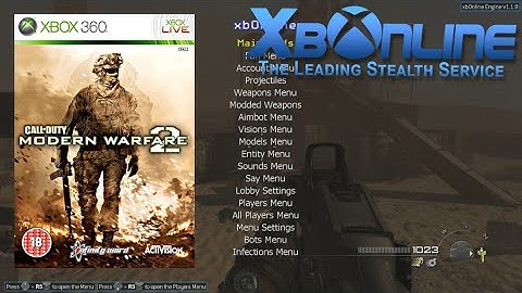 MW2 | XBONLINE MOD MENU SHOWCASE (XBOX 360)