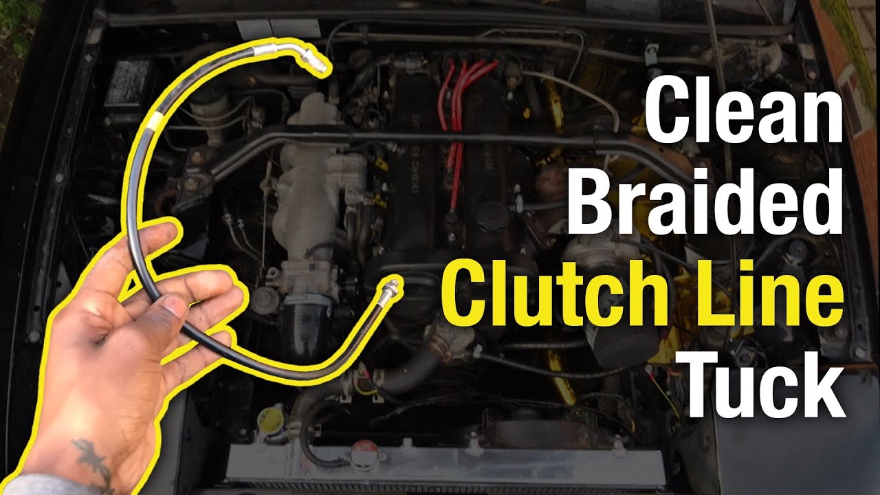 Mx5 Braided Clutch Line *Engine Bay Tuck* YouTube