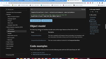 Custom Vision and Computer Vision Xamarin Forms , Dot Net App