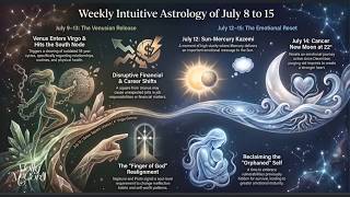 Weekly Intuitive Astrology of July 8 to 15 ~ Healing Cancer New Moon, Tough Venus in Virgo Transit