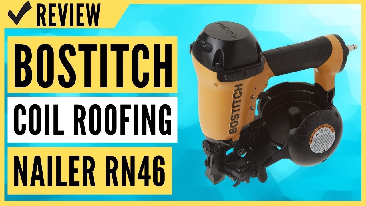 BOSTITCH RN46-1 3/4-Inch to 1-3/4-Inch Coil Roofing Nailer 