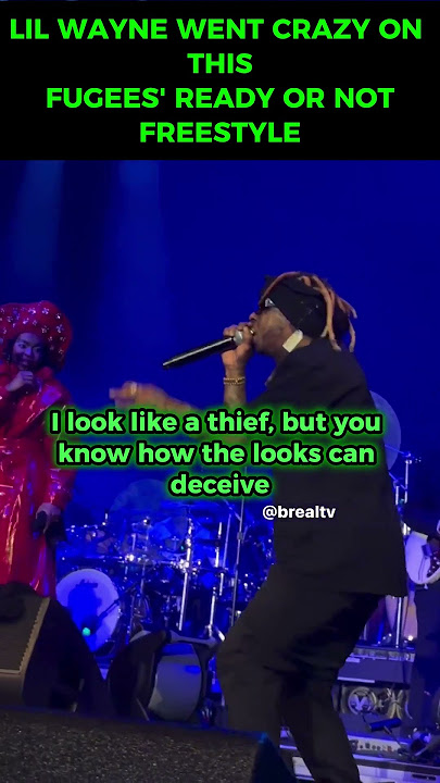 Lil Wayne's INSANE Freestyle over The Fugees' Classic Hit #shorts #lilwayne