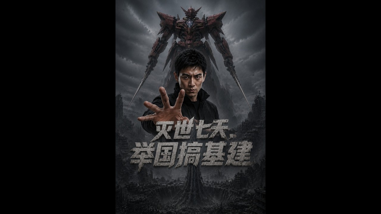 【一口气看完】《灭世七天，举国搞基建》#短剧 #AI短剧 #逆袭 #drama #爽剧 #鲨鱼先生
