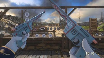 CoD WWII All Machine Pistol Variants And Inspects!