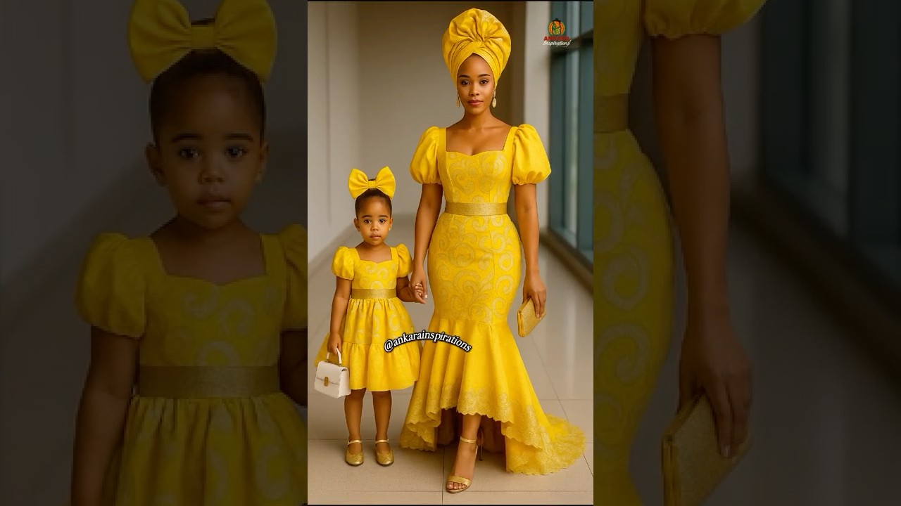 Mother & Daughter Slay in Stunning Colorful African Fashion Styles 2025 |  Modele Robe Pagne 2025