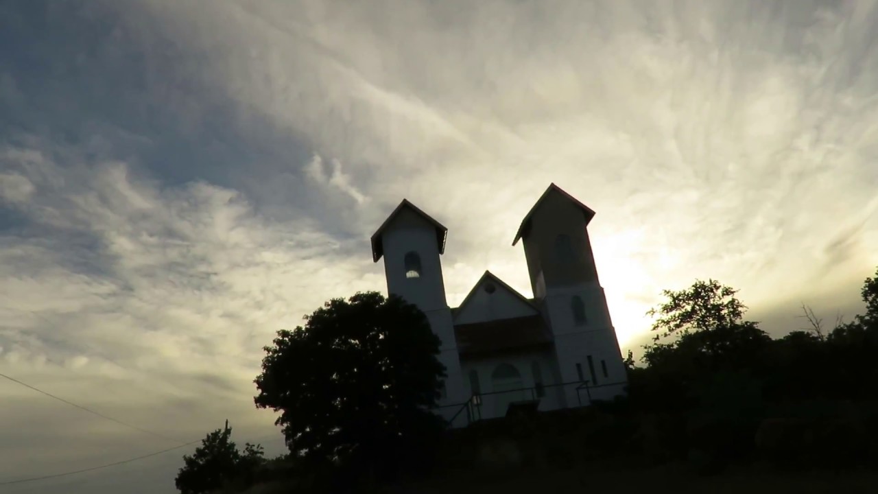 Driving down the " Big Rock Road in Medicine Park Oklahoma ! 