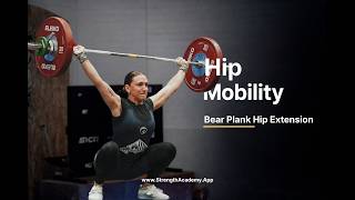 Bear Plank Hip Extension