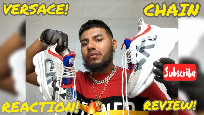 Versace Chain Reaction Unboxing & On Feet Detailed Review 