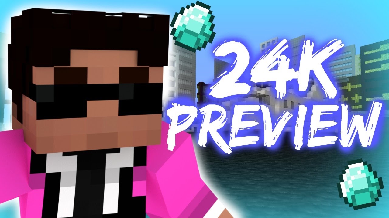 24k Magic Diamonds ♫ Minecraft Bruno Mars Parody PREVIEW pop HIP HOP ...