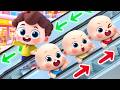 エスカレーターで　ピョンピョンは　ダメ！ | 子供向け安全教育 | イエス！ネオ | 赤ちゃんが喜ぶ歌 | 童謡 | アニメ | 動画 | ベビーバス| BabyBus