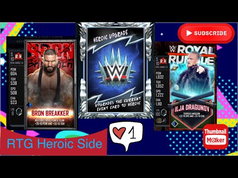 WWE SuperCard | RTG Progress | Road To Glory Heroic Side | Bron Breakker NXT SE #wwesupercard #wwe