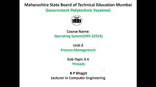 OSY Unit 3 4 Threads