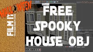 FREE Spooky Manor House OBJ