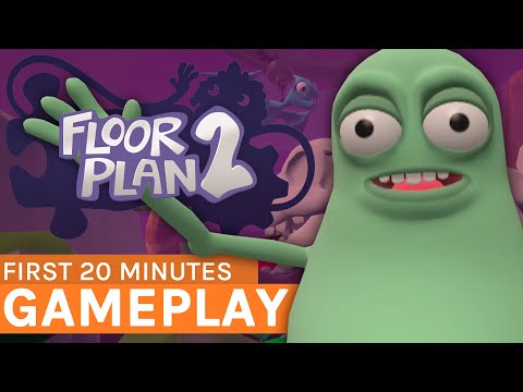 Floor Plan 2 First 20 Minutes on Oculus Quest 2 - WHACKY VR Puzzler!