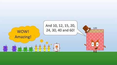 Numberblock 12 Twelve is a Super Rectangle. Part 2. Superb Rectangle Numberblock 120!