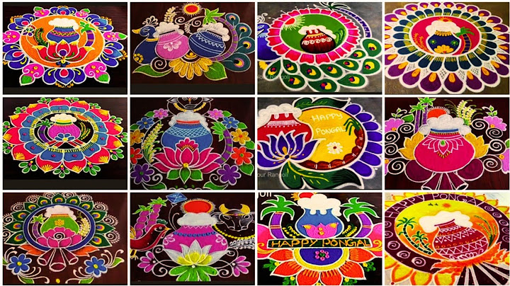 sankranthi muggulu 2025/Pongal rangoli designs 2025/bhogi kundala muggulu/Pongal kolam #rangoli