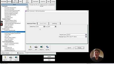 A13 How to export report to excel in MYOB / ABSS Accounting software