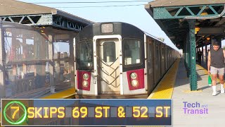 (7) trains skipping 69th and 52nd Streets