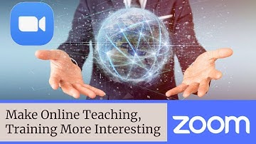 How can I make Zoom training more interactive?