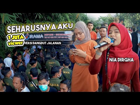 LAGU VIRAL SEHARUSNYA AKU VERSI DANGDUT JALANAN || SEMUA PENONTON DI BIKIN BAPER