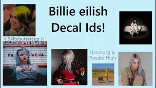 Billie Eilish Decals Ids Ii Sxltybuttercup Ii Youtube - billie eilish roblox decal id