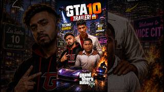 GTA 10 Official Trailer Breakdown in Hindi|Techno Gamerz Reaction