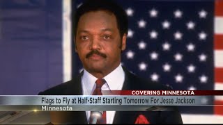 Flags at half-staff in Minnesota for Jesse Jackson