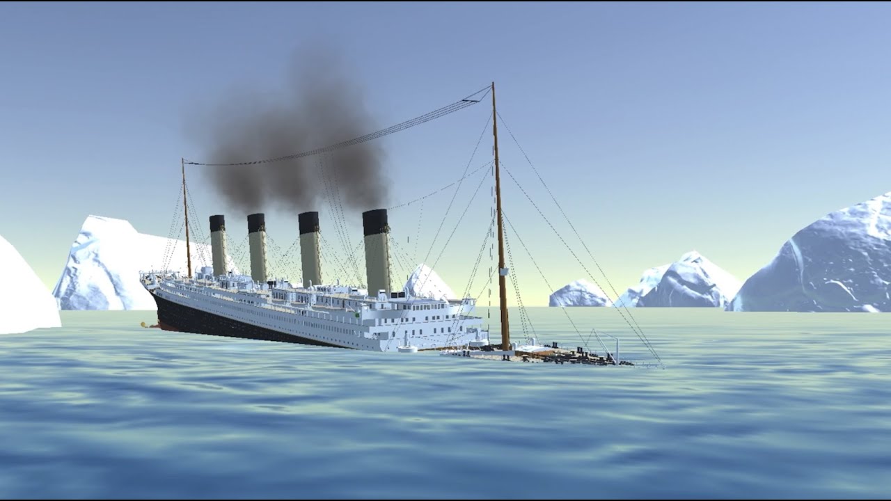 If the Olympic Sank | Animation (Ship Handling Simulator) - YouTube