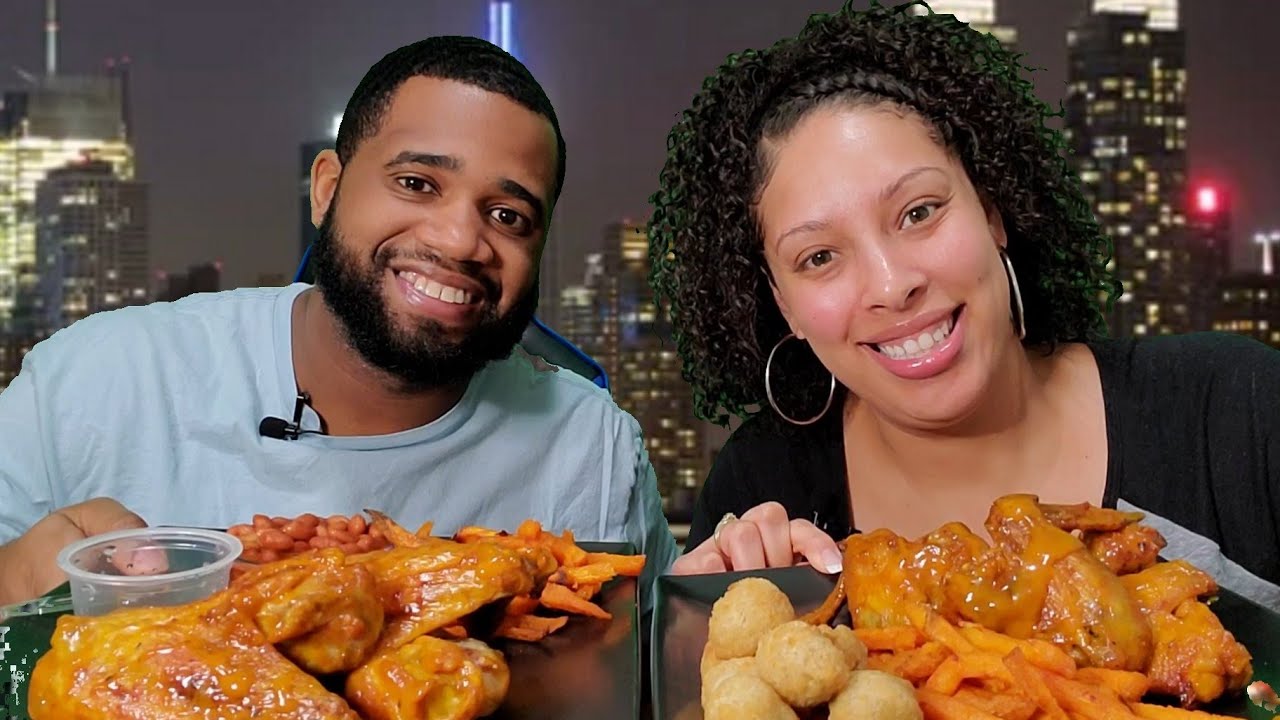 Carolina Gold Chicken Wings and Turkey Wings, Sweet Potato Fries