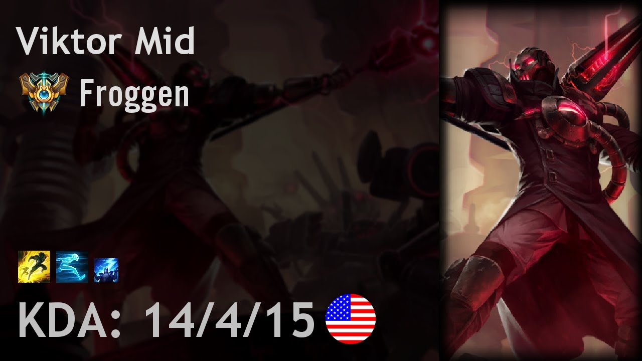 Viktor Mid vs Cassiopeia - Froggen - NA Challenger Patch 6.21