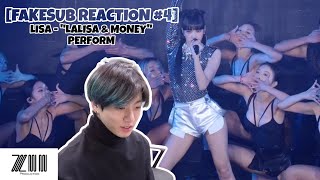 [FAKESUB REACTION #4] JUNGKOOK REACTION TO BLACKPINK's LISA - 'MONEY' PERFORM || FANMADE