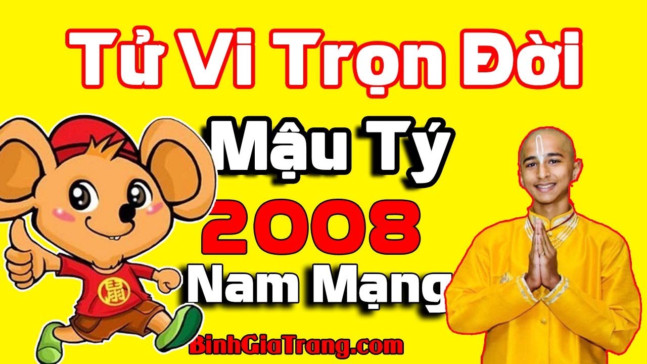 Tử vi trọn đời 2008 nam mạng: Xem tử vi trọn đời Mậu... - youtube