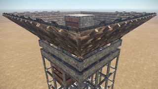 Rust Simple Heli Tower Base Design 2022 - Bunker Style Design New Concept - Best Heli Tower Design