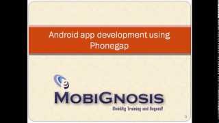 Phonegap Tutorials for Beginners | Mobignosis Bangalore