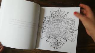 Flip through Scenes from Heaven - Adult coloring Book