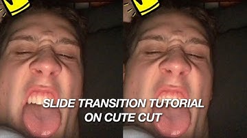 slide transition tutorial on ccp | cute cut tutorial