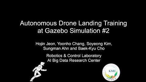Autonomous Drone Landing at Gazebo simulation. #2