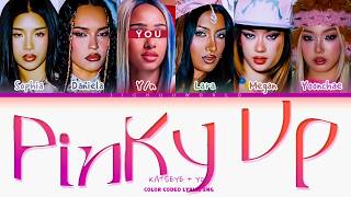 karaoke Katseye Pinky Up  You 67 Members color Coded S Eng