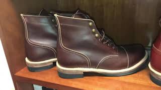 Handmade Goodyear Welted Heritage Style Boots From China Red Tornado