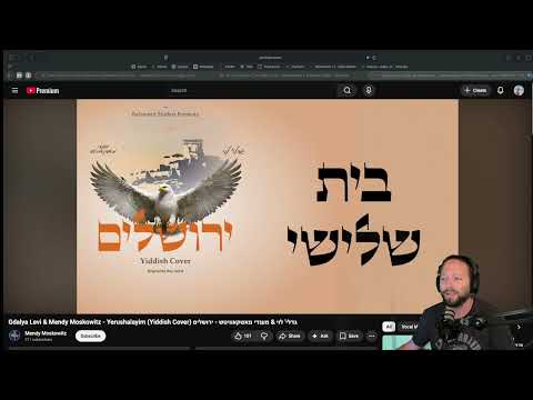 Gdalya Levi & Mendy Moskowitz - Yerushalayim (Yiddish Cover) YIDDISH REVIEW