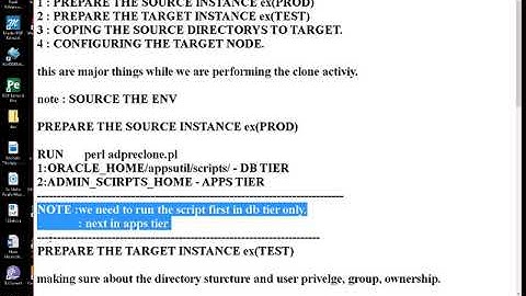 HOW TO CLONE ORACLE APPLICATION R12.2 .x Main Steps and ad scripts.