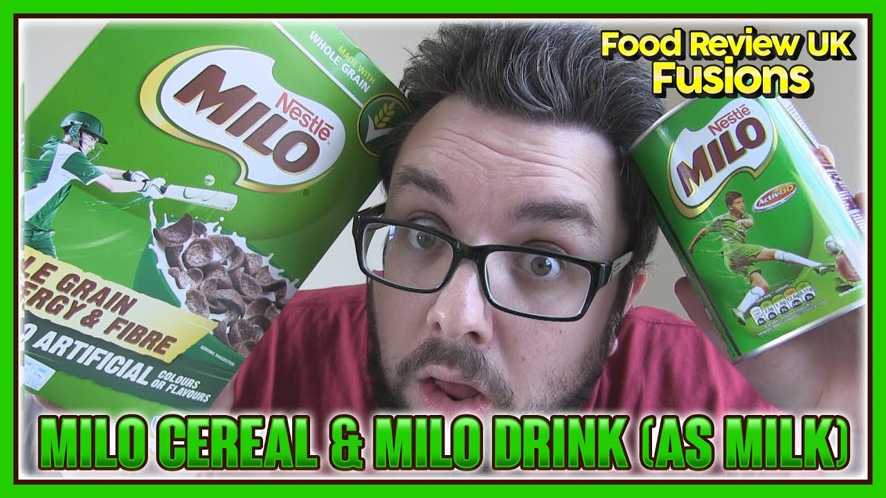 Nestle Milo Cereal in Milo Milk Drink Review | Fusions 