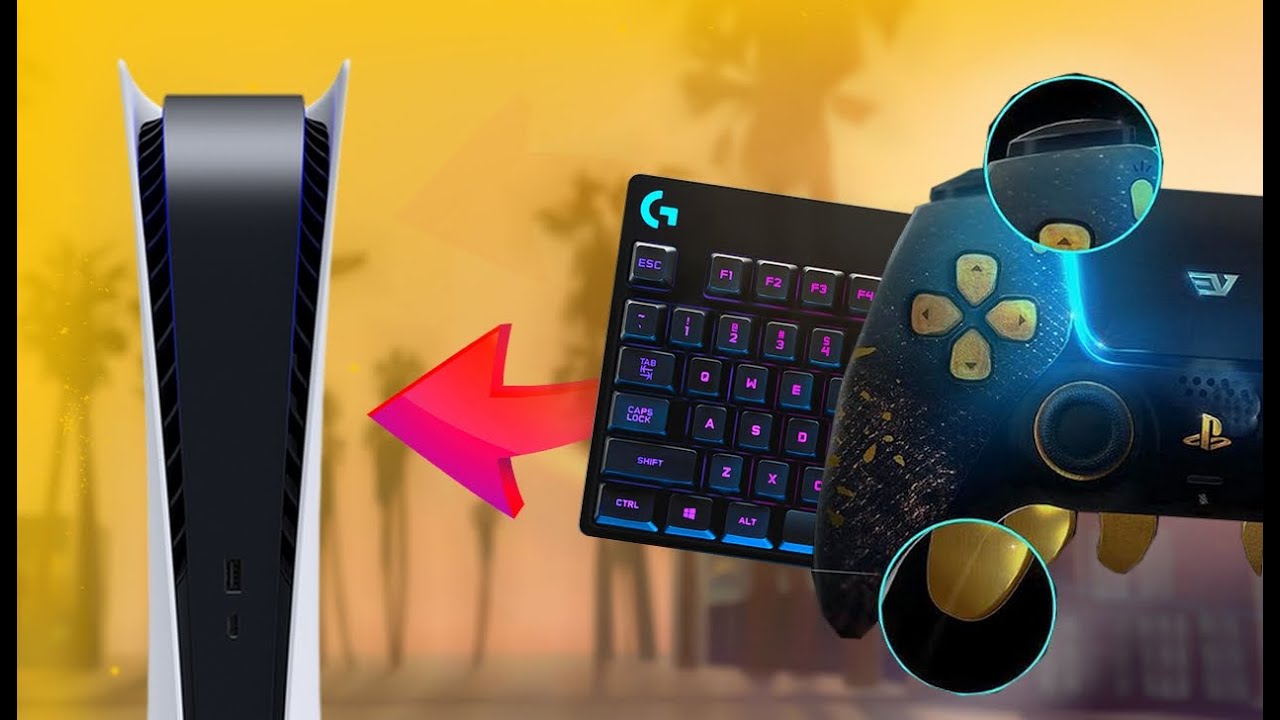 MANETTE A PALETTE ET CLAVIER SOURIS SUR PS5 ? 